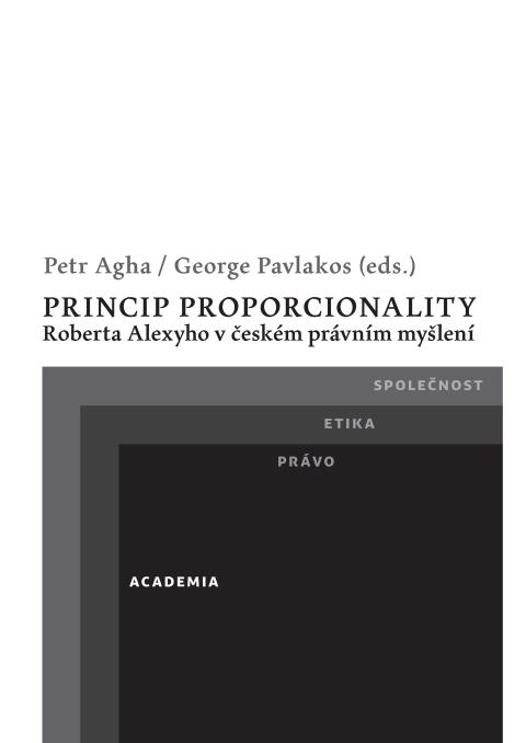 Princip proporcionality Roberta Alexyho v českém právním myšlení