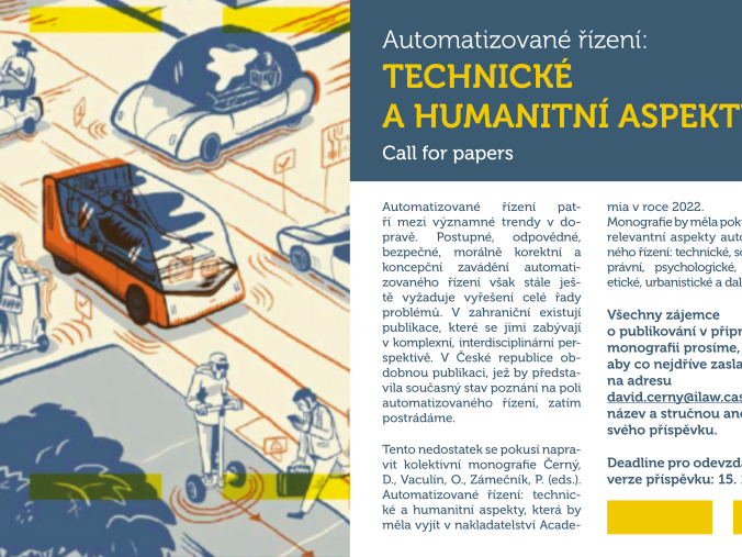 Automatizované řízení: TECHNICKÉ A HUMANITNÍ ASPEKTY