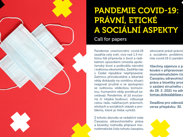 Pandemie covid-19: právní, etické a sociální aspekty