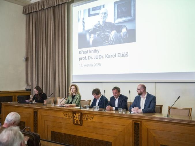 Křest knih Pocta Karlu Eliášovi k 70. narozeninám a Svobodná vůle Karla Eliáše