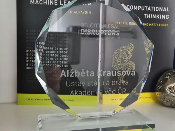 Alžběta Krausová oceněna Deloitte Legal Disruptors Awards