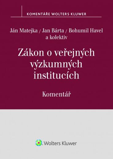 Zákon o veřejných výzkumných institucích (č. 341/2005 Sb.) - komentář