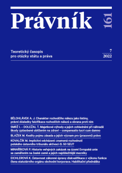 The success of the journal Právník