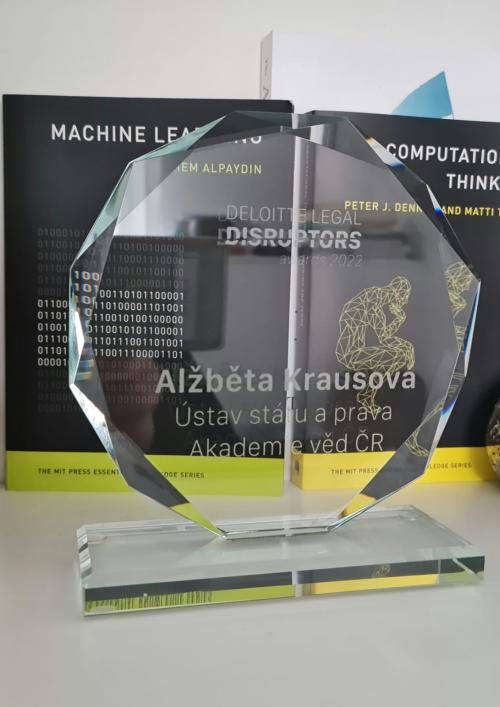 Alžběta Krausová awarded Deloitte Legal Disruptors Awards